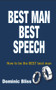 Best Man Best Speech (How to be the BEST Best Man) by Dominic Bliss, 9781742572369