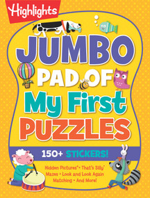 Jumbo Pad of My First Puzzles by Highlights, 9781684379187