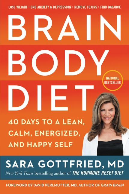 Brain Body Diet (40 Days to a Lean, Calm, Energized, and Happy Self) - 9780062655967 by Sara Gottfried, M.D., 9780062655967