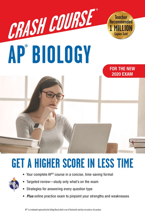 AP® Biology Crash Course,  Book + Online (Get a Higher Score in Less Time) by Michael D'Alessio, Christina Palffy, 9780738612683