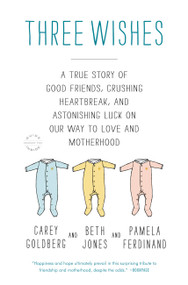 Three Wishes (A True Story of Good Friends, Crushing Heartbreak, and Astonishing Luck on Our Way to Love and Motherhood) by Beth Jones, Carey Goldberg, Pamela Ferdinand, 9780316079075