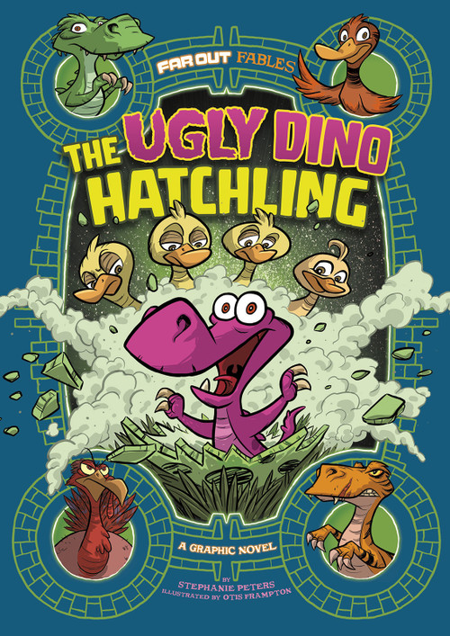 The Ugly Dino Hatchling (A Graphic Novel) by Stephanie True Peters, Otis Frampton, 9781496554192