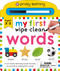 Priddy Learning: My First Wipe Clean Words (A Fun Early Learning Book) by Roger Priddy, 9780312529956