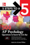 5 Steps to a 5: 500 AP Psychology Questions to Know by Test Day, Third Edition by Lauren Williams, Anaxos Inc.,, 9781260459753