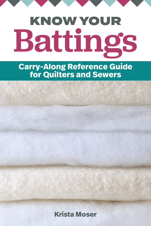 Know Your Battings (Carry-along Reference Guide for Quilters and Sewers) by Krista Moser, 9781947163256