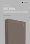 NET Bible, Thinline Reference, Large Print, Cloth over Board, Gray, Comfort Print (Holy Bible) by Thomas Nelson, 9780785229124