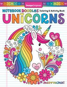 Notebook Doodles Unicorns (Coloring and Activity Book) by Jess Volinski, 9781497204423