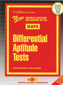 Differential Aptitude Tests (DATS) - 9780837358123 by National Learning Corporation, 9780837358123