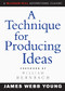 A Technique for Producing Ideas by James Young, 9780071410946