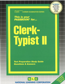 Clerk-Typist II - 9780837335728 by National Learning Corporation, 9780837335728