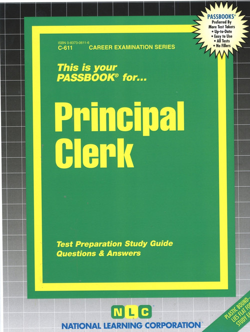 Principal Clerk - 9780837306117 by National Learning Corporation, 9780837306117