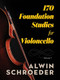 170 Foundation Studies for Violoncello (Volume 1) by Alwin Schroeder, 9780486842936