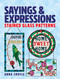 Sayings & Expressions (Stained Glass Patterns) by Anna Croyle, 9780486842165