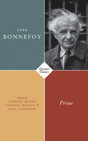 Prose - 9781784108113 by Yves Bonnefoy, Stephen Romer, Anthony Rudolf, John Naughton, 9781784108113