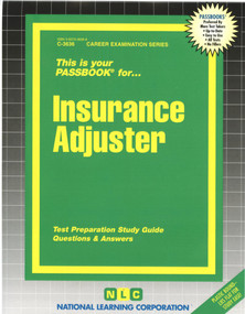Insurance Adjuster - 9780837336367 by National Learning Corporation, 9780837336367