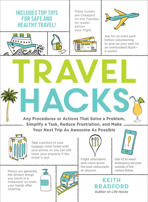 Travel Hacks (Any Procedures or Actions That Solve a Problem, Simplify a Task, Reduce Frustration, and Make Your Next Trip As Awesome As Possible) by Keith Bradford, 9781507213520