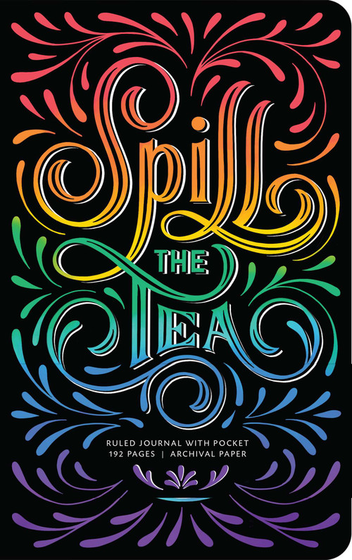 Spill the Tea Hardcover Ruled Journal by Insight Editions, Tara Johnston, 9781683839866
