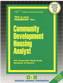 Community Development Housing Analyst - 9780837309057 by National Learning Corporation, 9780837309057