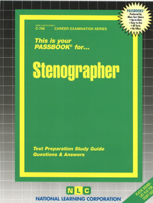 Stenographer - 9780837307664 by National Learning Corporation, 9780837307664