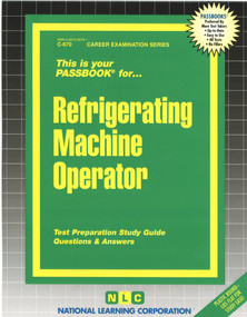 Refrigerating Machine Operator - 9780837306704 by National Learning Corporation, 9780837306704