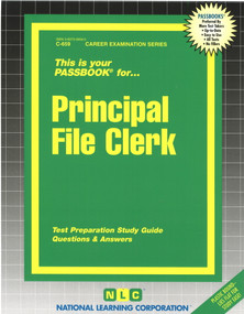 Principal File Clerk - 9780837306599 by National Learning Corporation, 9780837306599