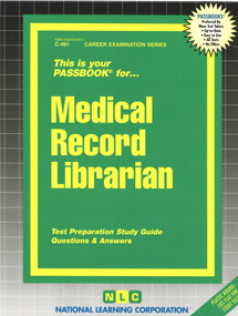 Medical Record Librarian - 9780837304915 by National Learning Corporation, 9780837304915