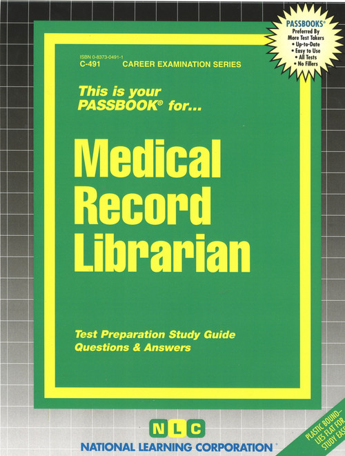 Medical Record Librarian - 9780837304915 by National Learning Corporation, 9780837304915