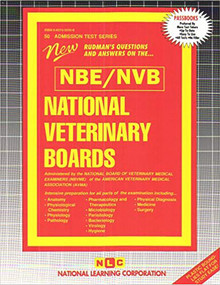 National Veterinary Boards (NBE) (NVB) (1 Vol.) - 9780837350509 by National Learning Corporation, 9780837350509