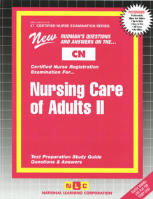 Nursing Care of Adults II - 9780837361475 by National Learning Corporation, 9780837361475
