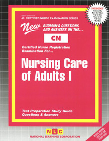 Nursing Care of Adults I - 9780837361468 by National Learning Corporation, 9780837361468