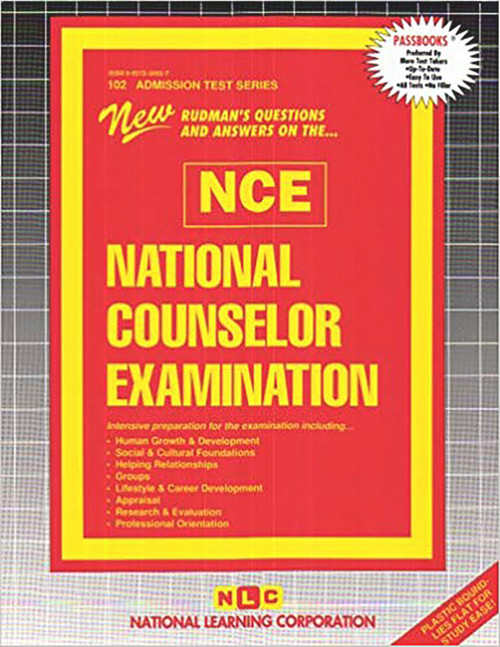 National Counselor Examination (NCE) - 9780837358024 by National Learning Corporation, 9780837358024