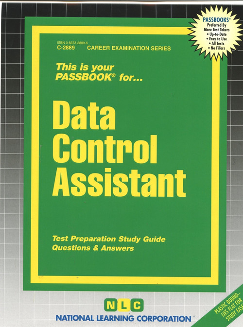Data Control Assistant - 9780837328898 by National Learning Corporation, 9780837328898