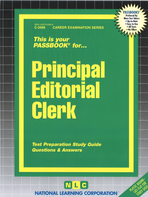 Principal Editorial Clerk - 9780837325668 by National Learning Corporation, 9780837325668