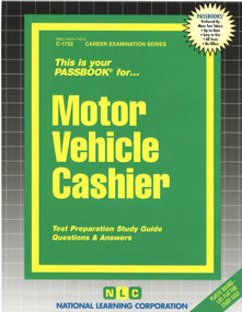 Motor Vehicle Cashier - 9780837317229 by National Learning Corporation, 9780837317229