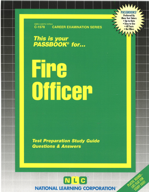 Fire Officer - 9780837315782 by National Learning Corporation, 9780837315782