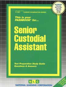 Senior Custodial Assistant - 9780837310015 by National Learning Corporation, 9780837310015