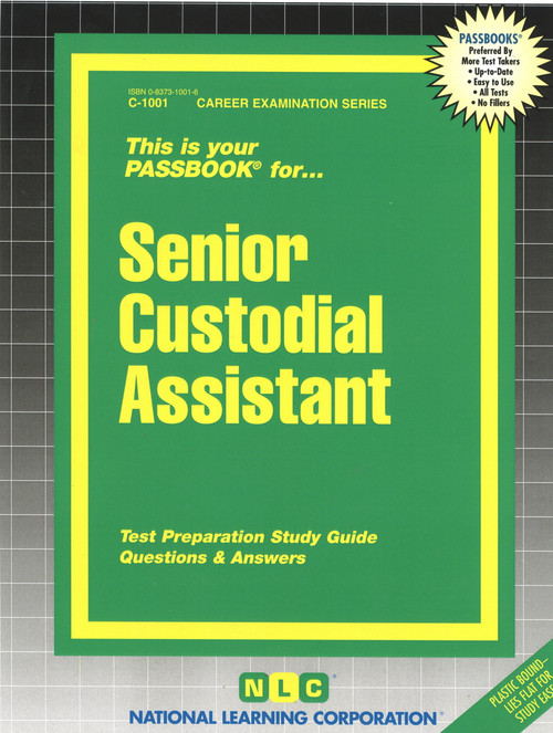 Senior Custodial Assistant - 9780837310015 by National Learning Corporation, 9780837310015