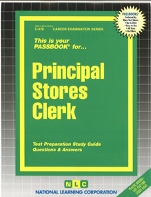 Principal Stores Clerk - 9780837309781 by National Learning Corporation, 9780837309781