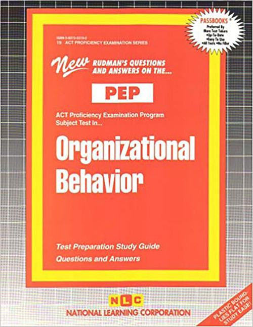 Organizational Behavior - 9780837355191 by National Learning Corporation, 9780837355191