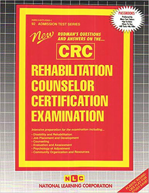 Rehabilitation Counselor Certification Examination (CRC) - 9780837350929 by National Learning Corporation, 9780837350929