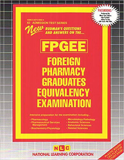 Foreign Pharmacy Graduates Equivalency Examination (FPGEE) - 9780837350820 by National Learning Corporation, 9780837350820