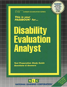 Disability Evaluation Analyst - 9780837341552 by National Learning Corporation, 9780837341552