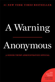 A Warning - 9781538735466 by Anonymous, 9781538735466