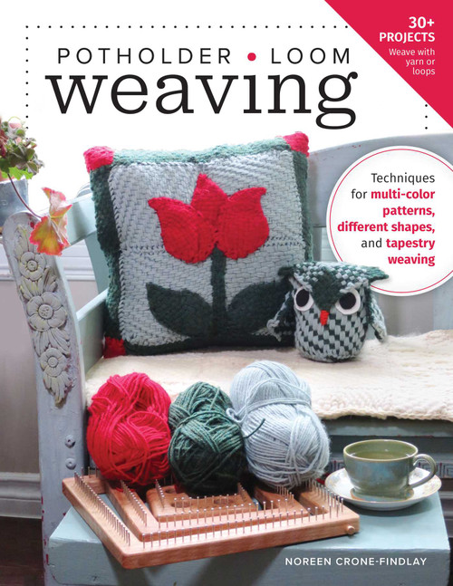 Potholder Loom Weaving (Techniques for multi-color patterns, different shapes, and tapestry weaving) by Noreen Crone-Findlay, 9780811737999