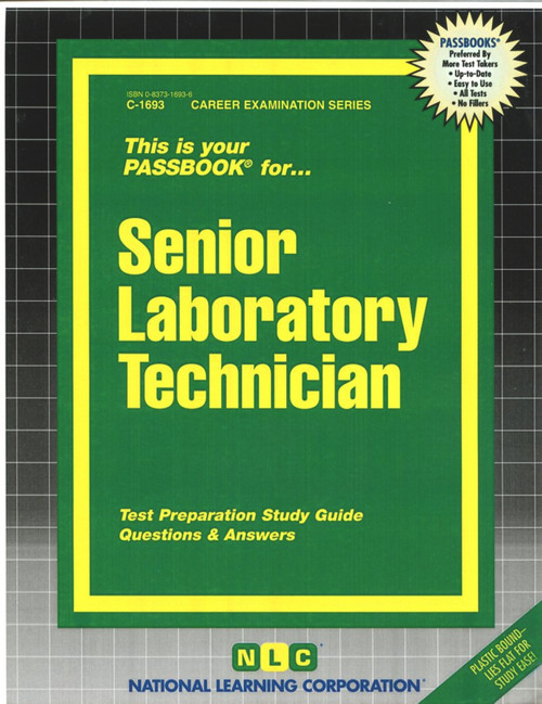 Senior Laboratory Technician - 9780837316932 by National Learning Corporation, 9780837316932