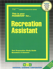 Recreation Assistant - 9780837305264 by National Learning Corporation, 9780837305264