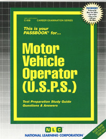 Motor Vehicle Operator (U.S.P.S.) - 9780837305080 by National Learning Corporation, 9780837305080