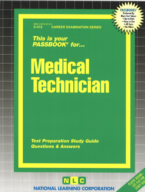 Medical Technician - 9780837305127 by National Learning Corporation, 9780837305127