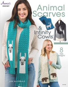 Animal Scarves & Infinity Cowls by Lisa McDonald, 9781640251199