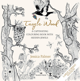 Tangle Wood - Large Format Edition (A captivating colouring book with hidden jewels) - 9781782219040 by Jessica Palmer, 9781782219040